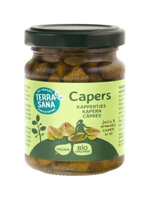 TerraSana Siciliaanse kappertjes in olijfolie bio 120 Gram