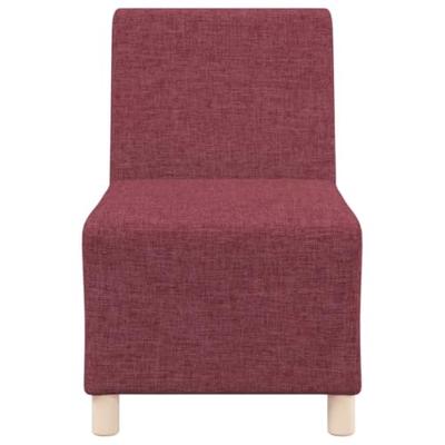 Fauteuil 55 cm stof wijnrood