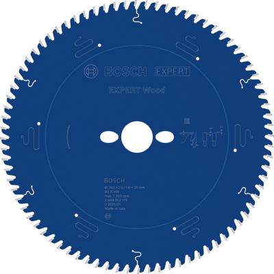 Bosch Accessoires EXPERT Wood Cirkelzaagblad | 260 x 2,5/1,8 x 30 mm | T80 - 2608902179