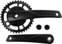 Gazelle Crankstel strixvaria 38t aluminium/staal zwart - thumbnail