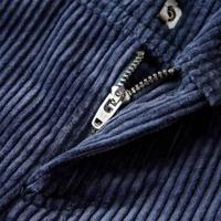 Kinderbroek 116 ribfluweel marineblauw - thumbnail