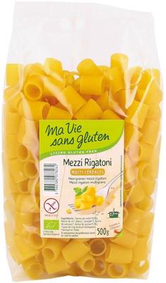 Ma Vie Sans Meergranen mezzi rigatoni pasta glutenvrij bio 500 Gram Ma Vie Sans Meergranen mezzi rigatoni pasta glutenvrij bio 500 Gram