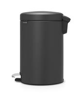 Brabantia pedaalemmer newlcon 12 liter Mineral Infinite Grey - thumbnail