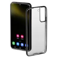 Hama Cover Clear&Chrome Voor Samsung Galaxy S22 (5G) Zwart - thumbnail