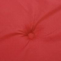 Tuinbankkussen 120x50x3 cm rood - thumbnail