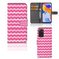 Xiaomi Redmi Note 11 Pro 5G/4G | Telefoon Hoesje | Waves Pink - thumbnail