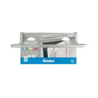 Metaltex galileo handdoekhouder 30x5x4.5 cm zilver - thumbnail