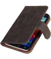 Bookwallet bark grijs hoes Samsung Galaxy S5 - thumbnail