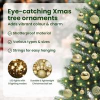 VidaXL Kerstboom met 150 led met standaard groen 90 cm pe - thumbnail