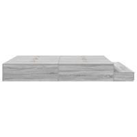 Opbergbedframe Grijs sonoma 236.5 x 200 x 31.5 cm Bewerkt hout - thumbnail