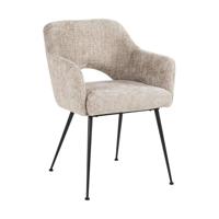 Richmond Eetkamerstoel 'Jenthe' Chenille, kleur Desert - thumbnail