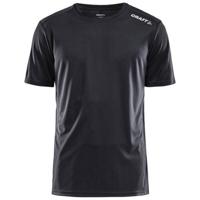 Craft 1907361 Rush Ss Tee M - Black - XL - thumbnail