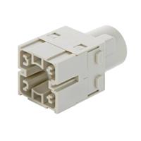 HARTING 09140013004 Dubbele module 1 Crimpen, Axiale schroefaansluiting 1 stuk(s) - thumbnail
