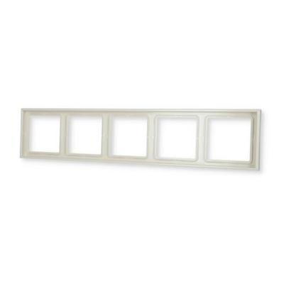 Jung LS990 afdekraam 5-voudig creme