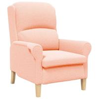 Fauteuil Roze 76 x 94 x 102 cm Stof - thumbnail