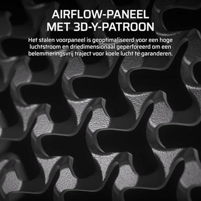 PC-behuizing - CORSAIR - FRAME 4000D-serie - Mid-Tower - Zwart