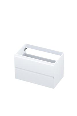 INK Onderkast 80x45 cm 2 lade greeploos gelakt