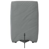 Paardentrailerhoes 334x148x230 cm vliesvlies grijs - thumbnail