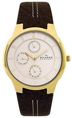 Horlogeband Skagen 433XLGL1 Leder Bruin 19mm Horlogeband Skagen 433XLGL1 Leder Bruin 19mm