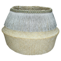 Wants&Needs Accessoires Mand Zeegras Zilver 45 X 45 X 30 - thumbnail