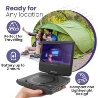 Draagbare DVD Speler Auto - 7 Inch Scherm - Incl Hoofdsteun Montagesysteem (MPD107) - thumbnail