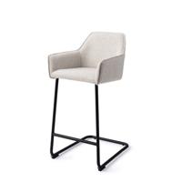 Jesper Home Barkruk 'Hofu' Arch Black, kleur Checkers Charm (zithoogte 66cm) - thumbnail