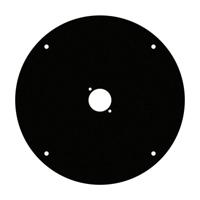 Adam Hall Plaat voor K4CD042 haspel met 1x D-size gat - thumbnail