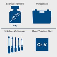 Scheppach Gereedschapskist TB94 94-delig - 5909308900 5909308900 - thumbnail