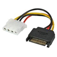 LINDY Stroom Adapterkabel [1x IDE-stroombus 4-polig - 1x SATA-stroomstekker] 0.12 m Meerdere kleuren - thumbnail