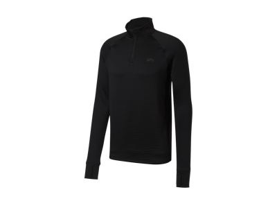 CRIVIT Heren sportshirt met fleecevoering (Zwart, M)