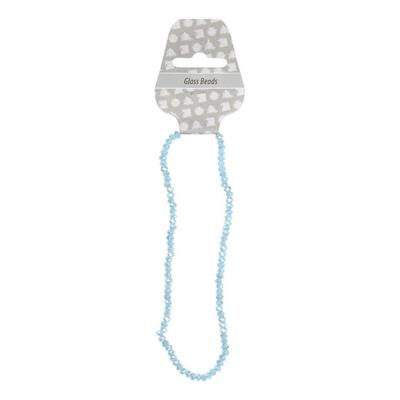 Creativ Company Facet kralen zeeblauw, 100st.