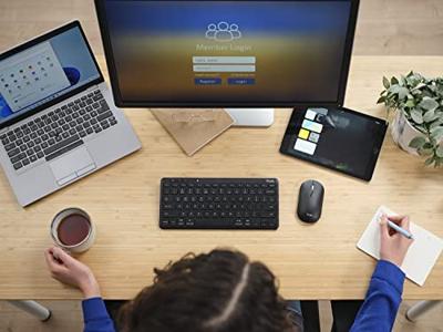 Trust Lyra Multi-Device Wireless Keyboard & Mouse desktopset