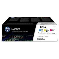 HP Toner 128A Origineel Combipack Cyaan, Magenta, Geel 1300 bladzijden CF371AM - thumbnail