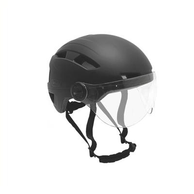 Falkx Helm vizier 59-61 cm matzwart maat l