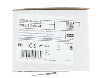 Busch-Jaeger 2300/3 EW-54 Ocean (opbouw) Wandcontactdoos drievoudig spatwaterdicht Wit - thumbnail