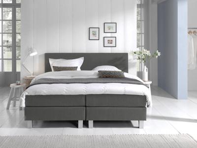 Dreamhouse - Falco Comfort Boxspring - Grijs - 80 x 210 / met montage
