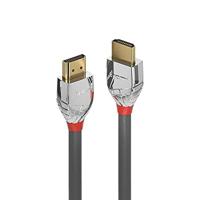 LINDY 37875 HDMI-kabel HDMI Aansluitkabel HDMI-A-stekker, HDMI-A-stekker 7.50 m Grijs 4K UHD - thumbnail