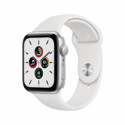 Refurbished Apple Watch SE 2020 GPS 44mm Zilver Licht gebruikt