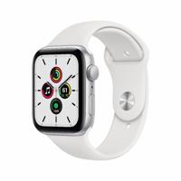 Refurbished Apple Watch SE 2020 GPS 44mm Zilver Licht gebruikt - thumbnail