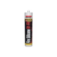 Soudal Fire Silicone B1 FR | Brandwerende siliconenkit | Grijs | 300 ml - 147412 - thumbnail