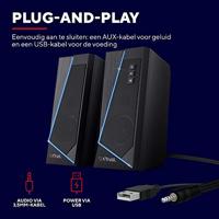 Trust GXT 609 ZOXA RGB-verlichte Speakerset pc-luidspreker - thumbnail
