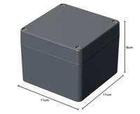 Bopla EUROMAS A 116 01116000 Industriële behuizing 100 x 100 x 81 Aluminium Zilver-grijs (RAL 7001) 1 stuk(s) - thumbnail