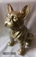 Stoobz Design Stoobz hond franse bulldog goud 37cm - thumbnail