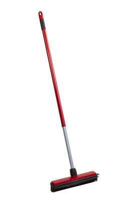 Rubberen bezem 30cm met steel en droogtrek lip Rubberen bezem 30cm met steel en droogtrek lip