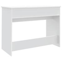 Kaptafel met spiegel 100x45x76 cm wit - thumbnail