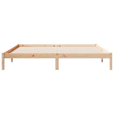 Bedframe extra lang zonder matras massief grenenhout 200x220 cm Bedframe extra lang zonder matras massief grenenhout 200x220 cm