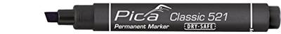 Pica Permanentmarker | zwart | streepbreedte 2-6 mm | spitse punt | 10 stuks - 521/46 - 521/46 Pica Permanentmarker | zwart | streepbreedte 2-6 mm | spitse punt | 10 stuks - 521/46 - 521/46