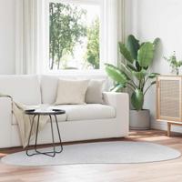 Tapijt HUARTE Grijs 140 x 200 cm Polyester - thumbnail