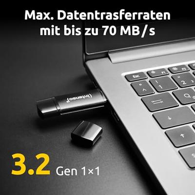 Intenso Flex Line USB-stick Retail 128 GB Zwart 3544491 USB-A 3.2 Gen 1, USB-C 3.2 Gen 1
