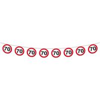 70 Jaar Verkeersbord Slinger - 12 meter - thumbnail